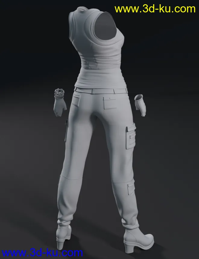 Gunnhildur Outfit for Genesis 8 Females模型的图片4