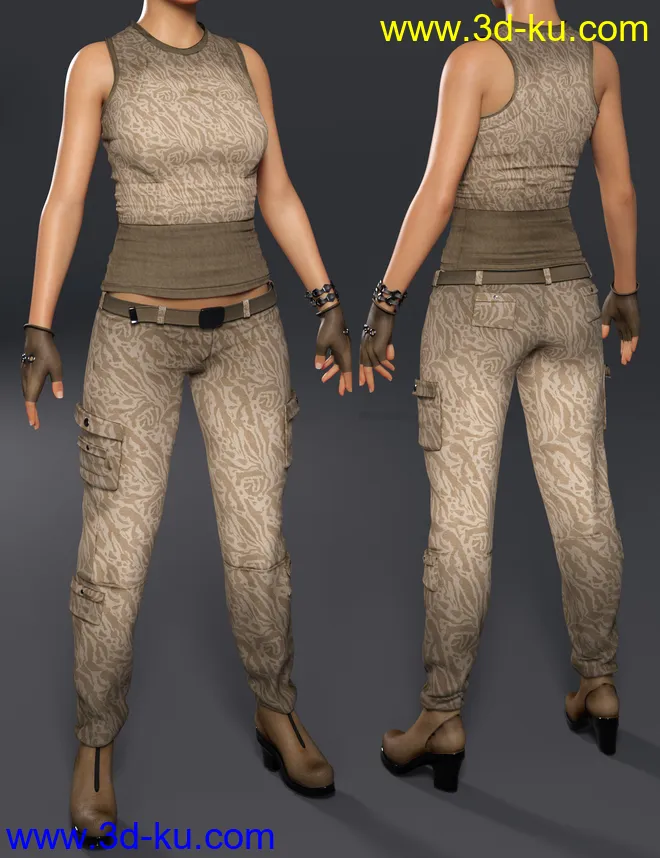 Gunnhildur Outfit for Genesis 8 Females模型的图片5