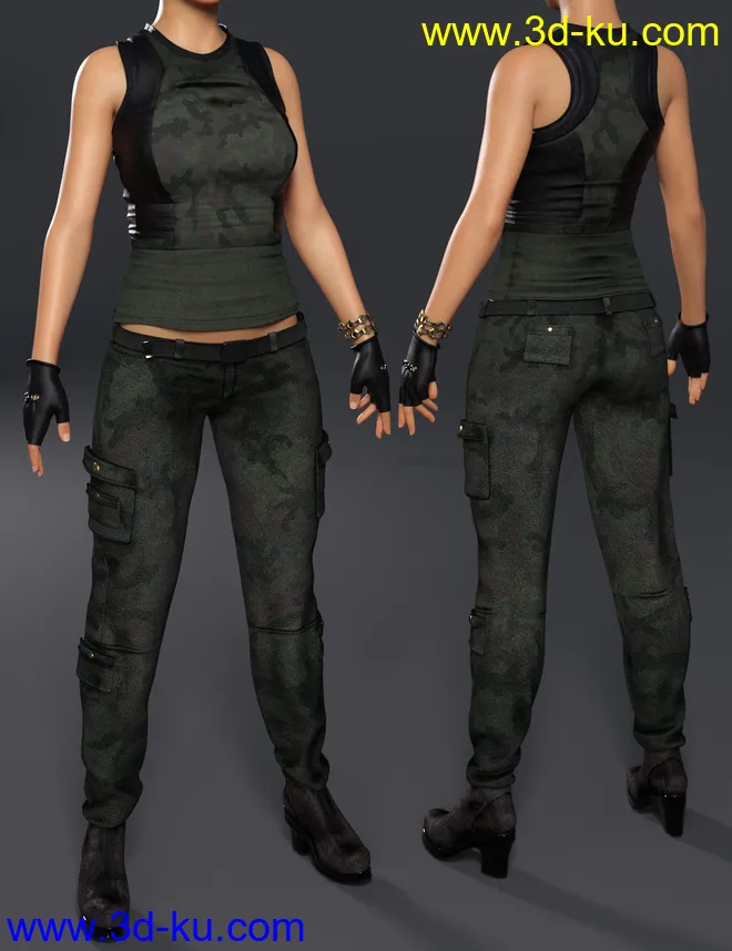 Gunnhildur Outfit for Genesis 8 Females模型的图片6