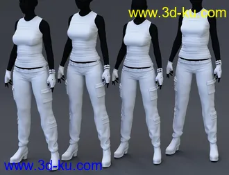 3D打印模型Gunnhildur Outfit for Genesis 8 Females的图片