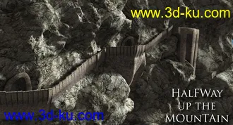 3D打印模型Halfway Up the Mountain的图片