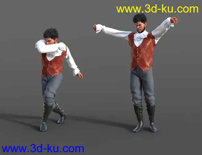 Halloween Animations for Genesis 8模型的图片2