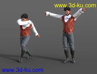 3D打印模型Halloween Animations for Genesis 8的图片