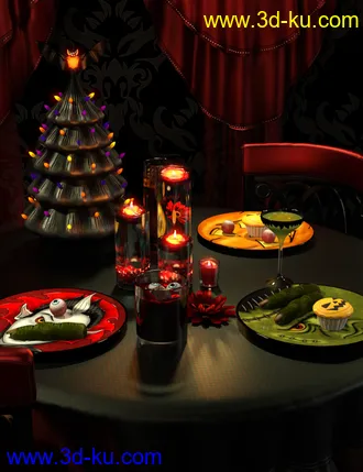 3D打印模型Halloween Fright Table Decor的图片
