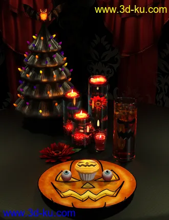 3D打印模型Halloween Fright Table Decor的图片