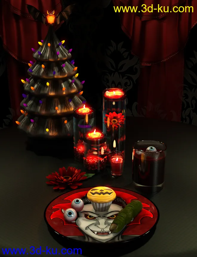 Halloween Fright Table Decor模型的图片3