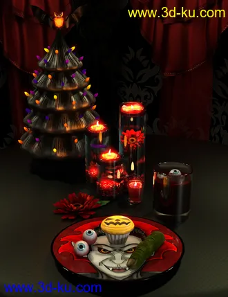3D打印模型Halloween Fright Table Decor的图片