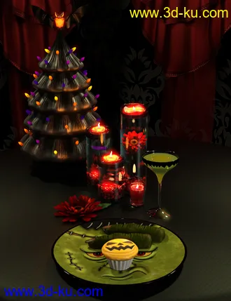 3D打印模型Halloween Fright Table Decor的图片