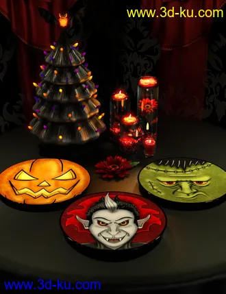 3D打印模型Halloween Fright Table Decor的图片