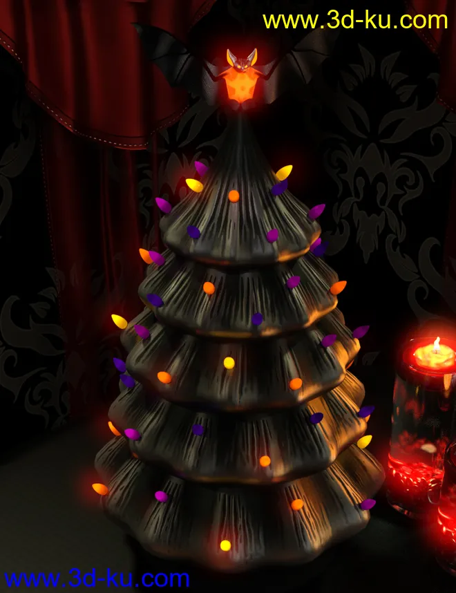 Halloween Fright Table Decor模型的图片6
