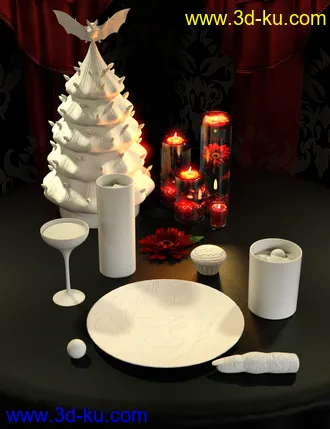 3D打印模型Halloween Fright Table Decor的图片