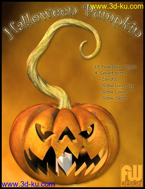 Halloween Pumpkin模型的图片4