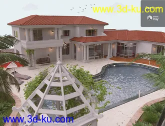 3D打印模型Hamptons Estate的图片