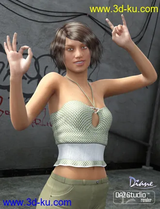 3D打印模型Hands for Genesis 2 Female(s)的图片