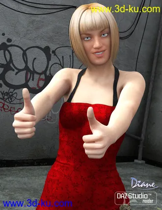 3D打印模型Hands for Genesis 2 Female(s)的图片