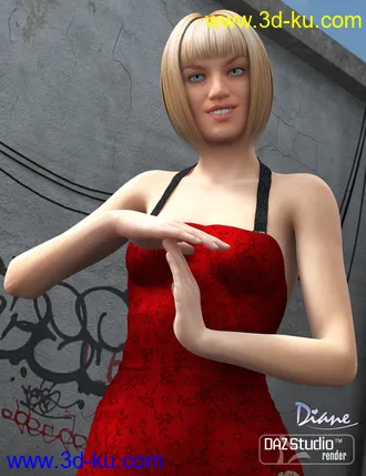 3D打印模型Hands for Genesis 2 Female(s)的图片