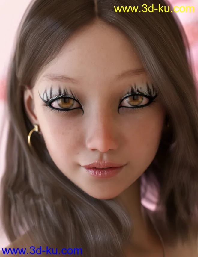 Hatsumomo HD For Genesis 8 Female模型的图片1