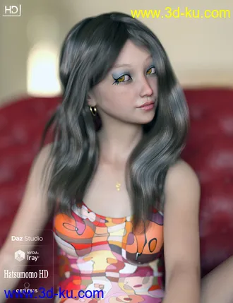 3D打印模型Hatsumomo HD For Genesis 8 Female的图片