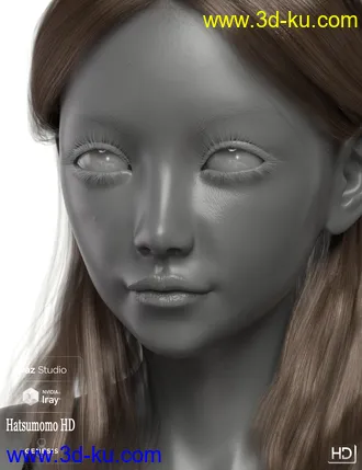 3D打印模型Hatsumomo HD For Genesis 8 Female的图片
