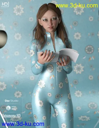 3D打印模型Hatsumomo HD For Genesis 8 Female的图片