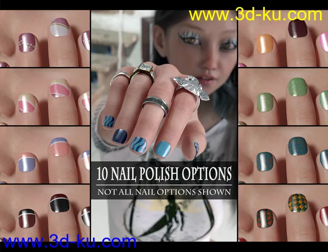 Hatsumomo HD For Genesis 8 Female模型的图片18