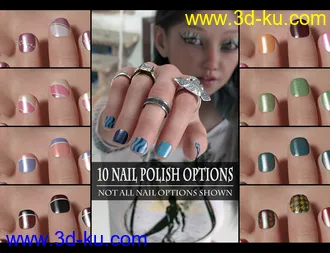 3D打印模型Hatsumomo HD For Genesis 8 Female的图片