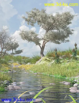 3D打印模型Hawthorn Trees for Daz Studio and Iray的图片