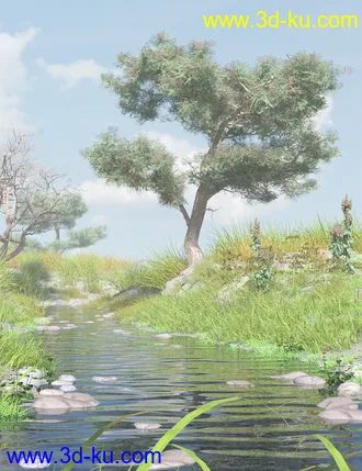 3D打印模型Hawthorn Trees for Daz Studio and Iray的图片