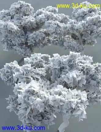 3D打印模型Hawthorn Trees for Daz Studio and Iray的图片