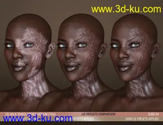 3D打印模型HD Face Burns for Genesis 8 Females的图片