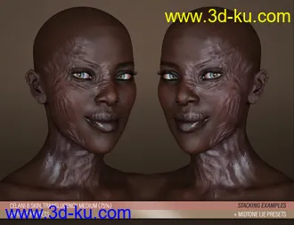 3D打印模型HD Face Burns for Genesis 8 Females的图片