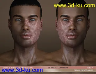 HD Face Burns for Genesis 8 Males模型的图片16