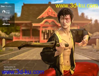 3D打印模型HD Face Burns for Genesis 8 Males的图片