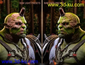 HD Face Burns Texture Add-On for Genesis 8 Males模型的图片22