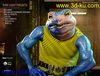 HD Face Burns Texture Add-On for Genesis 8 Males模型的图片24