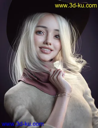 3D打印模型HD Kayla Remake and Kayla Hair for Genesis 8 Female的图片