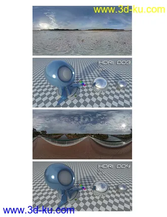 3D打印模型HDRI Cloudy Skies的图片