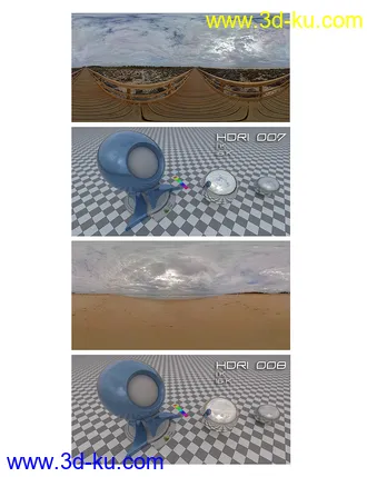 3D打印模型HDRI Cloudy Skies的图片
