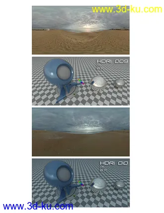 3D打印模型HDRI Cloudy Skies的图片