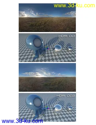 3D打印模型HDRI Cloudy Skies的图片