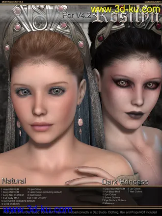 3D打印模型Headdresses - Morgana V4, A4, G4的图片