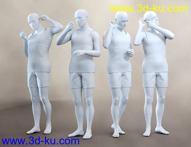 Hearing Aid Poses and Expressions for Genesis 8 and 8.1模型的图片6