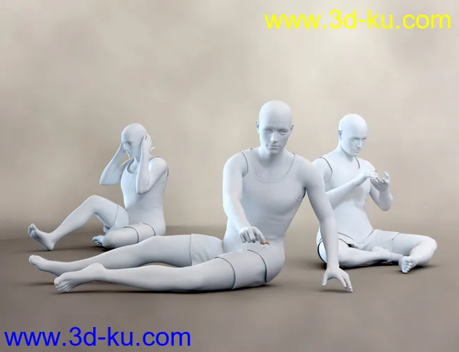 Hearing Aid Poses and Expressions for Genesis 8 and 8.1模型的图片8