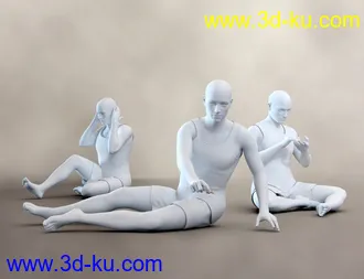 3D打印模型Hearing Aid Poses and Expressions for Genesis 8 and 8.1的图片