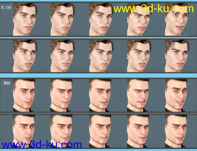 Hearing Aid Poses and Expressions for Genesis 8 and 8.1模型的图片10