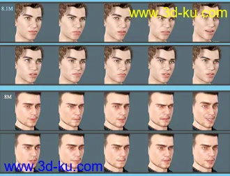3D打印模型Hearing Aid Poses and Expressions for Genesis 8 and 8.1的图片