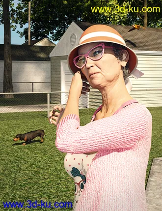 3D打印模型Hearing Aid Poses and Expressions for Genesis 8 and 8.1的图片