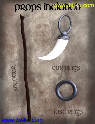 3D打印模型Helga for Genesis 8 Female的图片