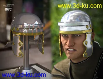 3D打印模型Helms of History for Genesis 2 Male(s)的图片