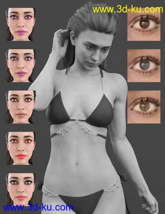 3D打印模型Hersilia HD for Genesis 8 Female的图片